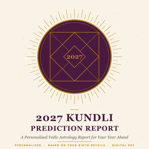 2027 Kundli Prediction Report – personalised Vedic astrology yearly horoscope PDF cover