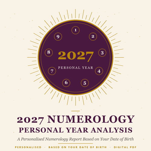 2027 Numerology Report – personal year number analysis PDF cover
