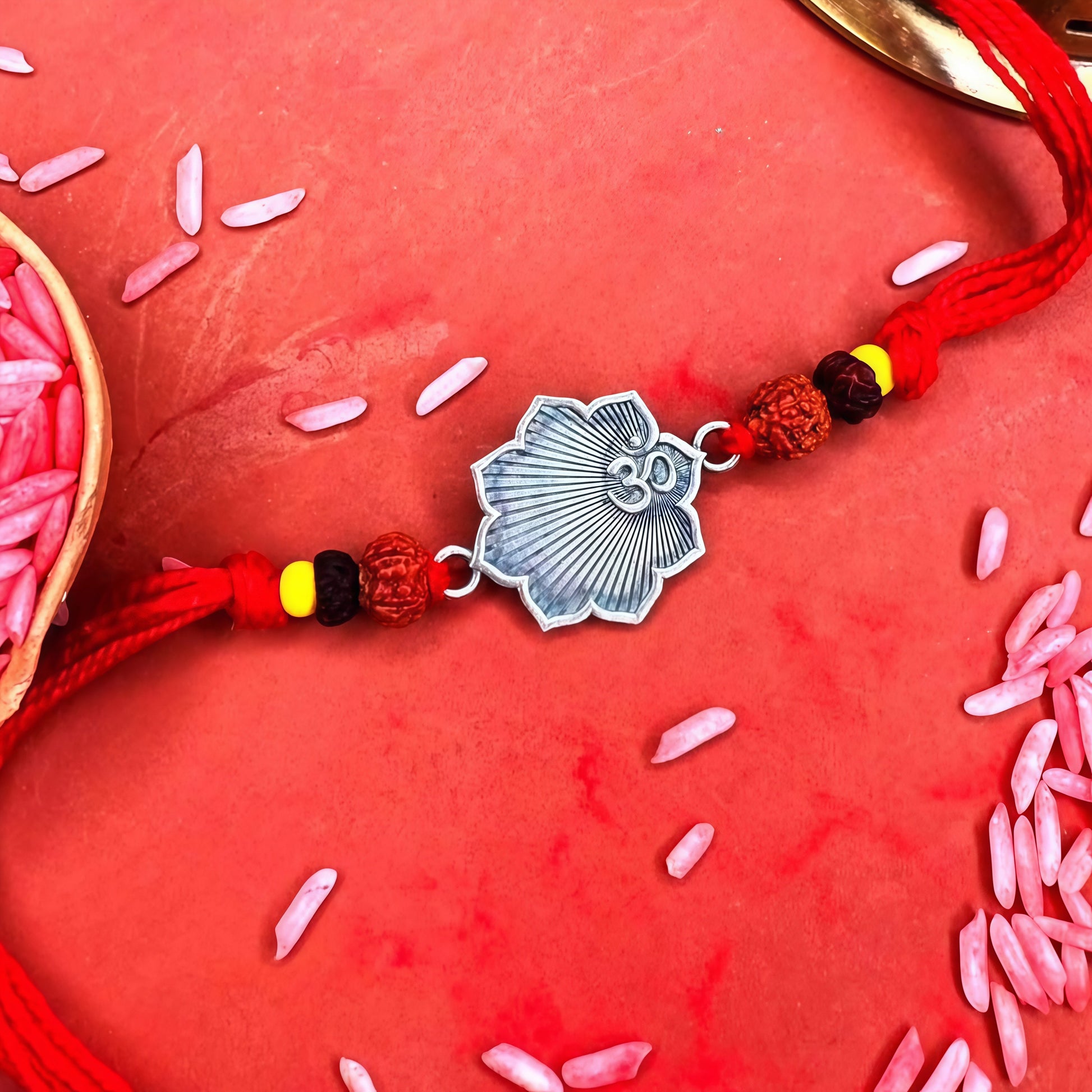 Aura Evil Eye & Om Rakhi Premium - Designer Spiritual Rakhi
